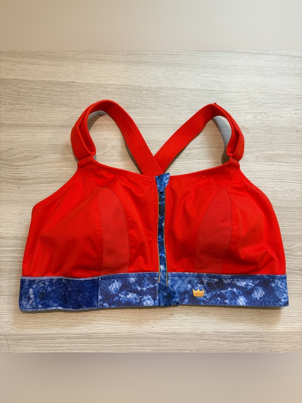 SheFit Women’s Red High Impact Ultimate Sports Bra - 3Luxe